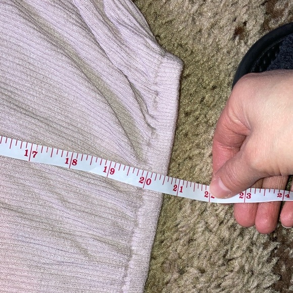 Ardene Pink Long Sleeve Crop Shirt - Picture 9 of 11